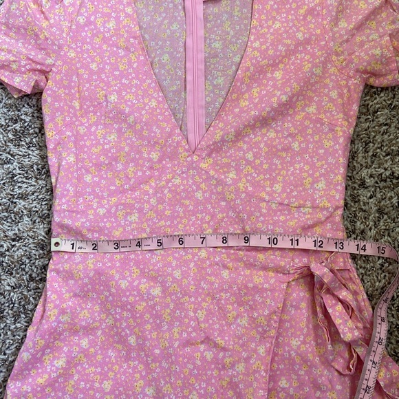 Beginning Boutique pink floral mini dress Size 8 - Picture 11 of 12